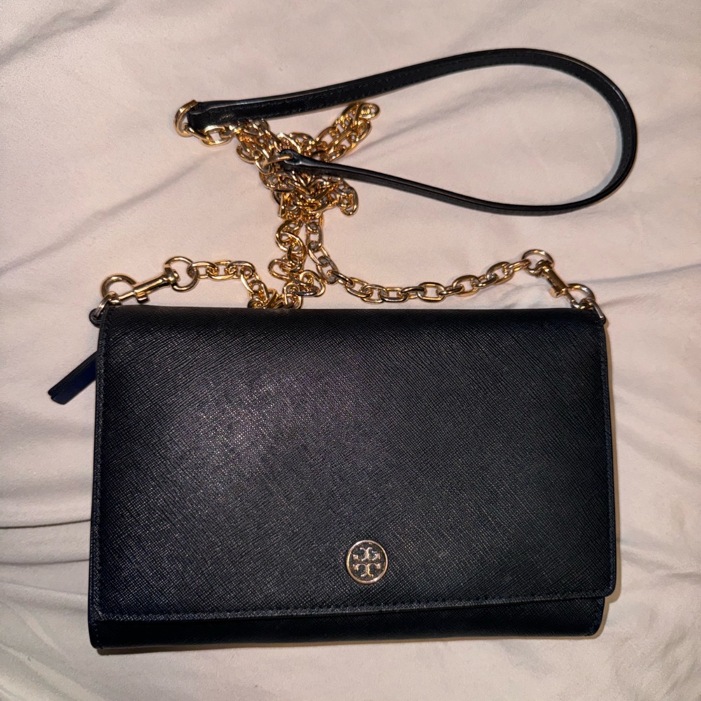 Tory Burch crossbody chain wallet